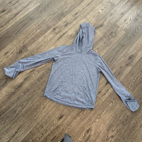 Athleta Girl Sweatshirt Large 12 Hooded Uptempo Athleisure Lightweight - Picture 1 of 5
